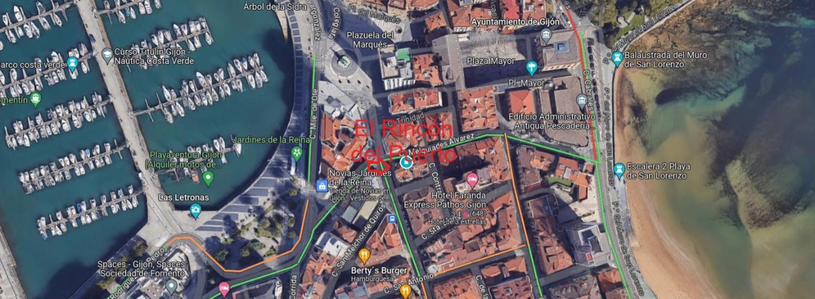 El Rincon Del Puerto Lägenhet Gijón Exteriör bild