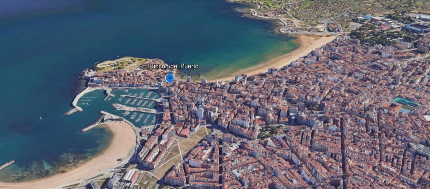 El Rincon Del Puerto Lägenhet Gijón Exteriör bild